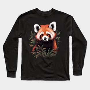 Red Panda Cute Animal Long Sleeve T-Shirt